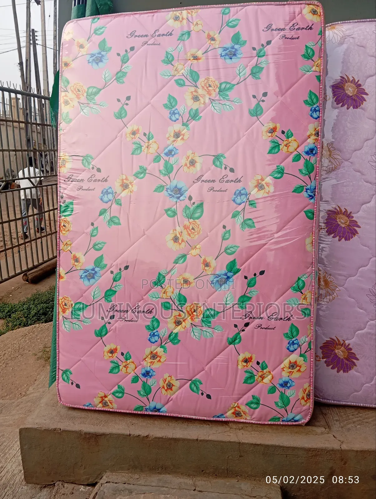4 By 6ft 8 Inches Semi-orthopaedic Mattress ( Green Earth )