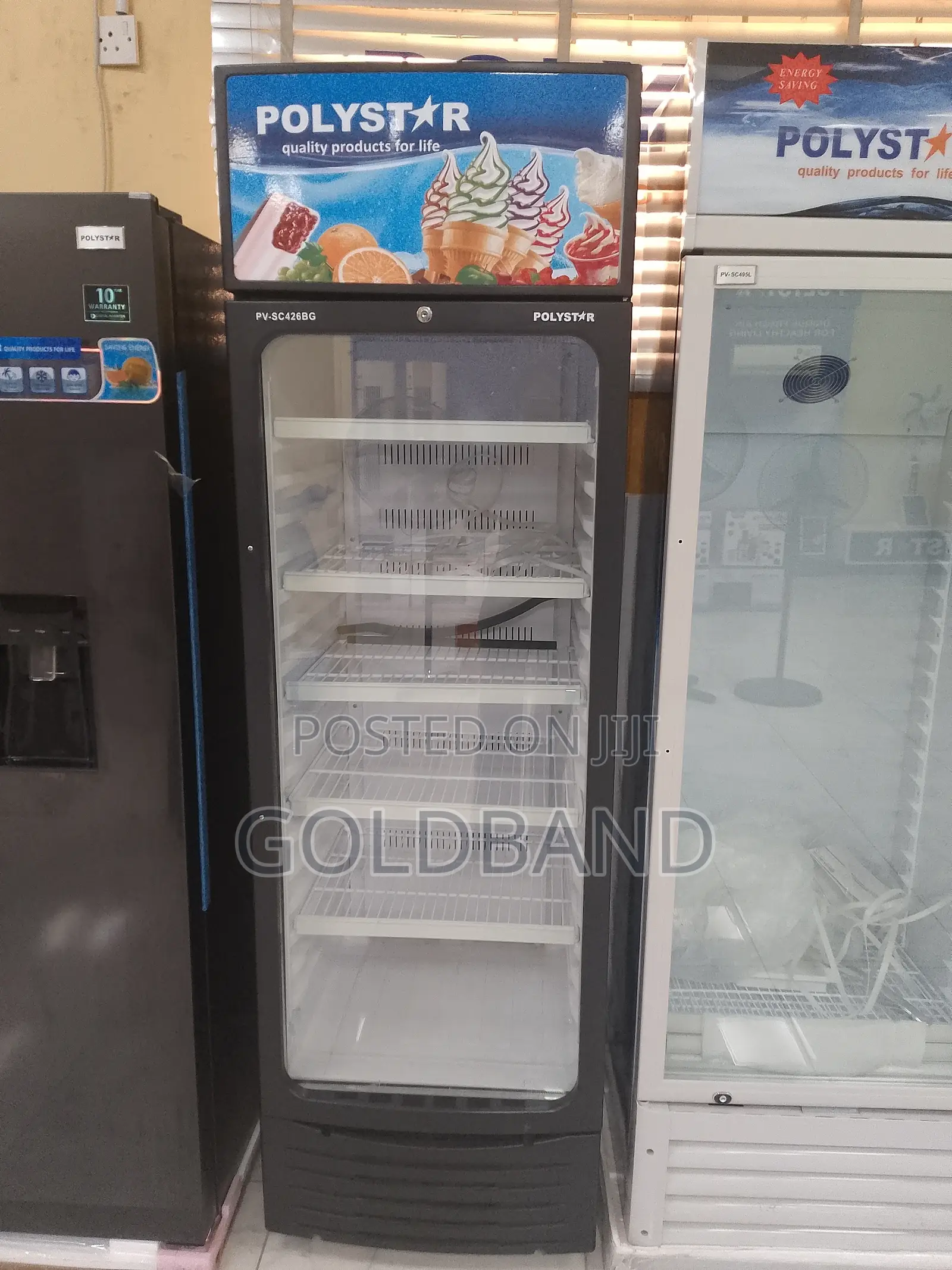 Polystar Pv-sc426bg 350L Showcase Chiller For Easy Display
