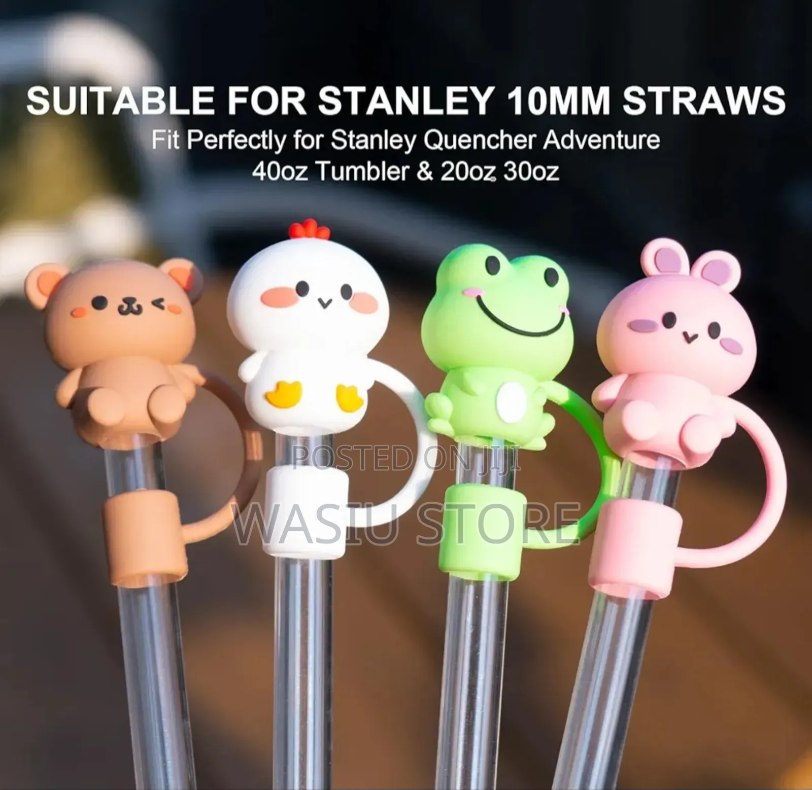 Cute Straw Cover Cap for Stanley Cup