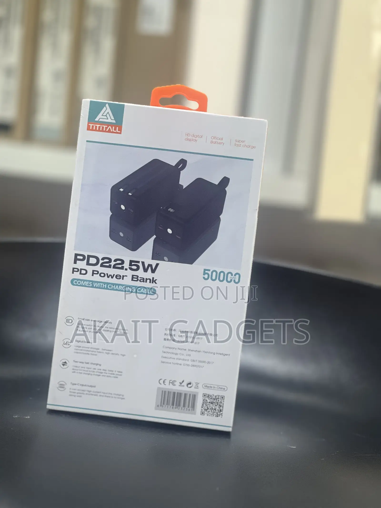 Pd Power Bank 50000 Mah 22.5 W