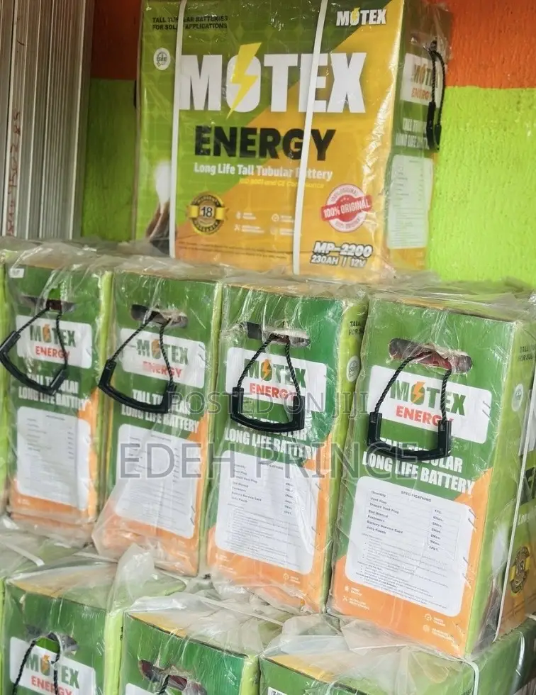 220ah Motex Tubular Batteries