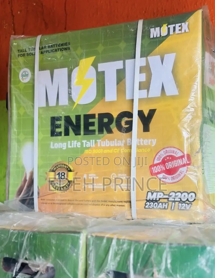 220ah Motex Tubular Batteries