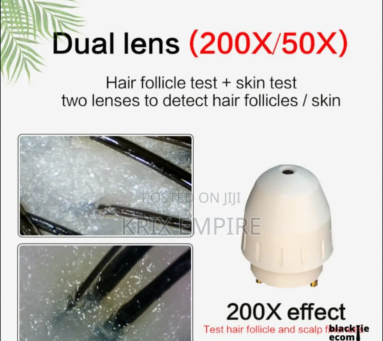 Hd Portable Skin Detector/Scalp Detector Magnifying Glass