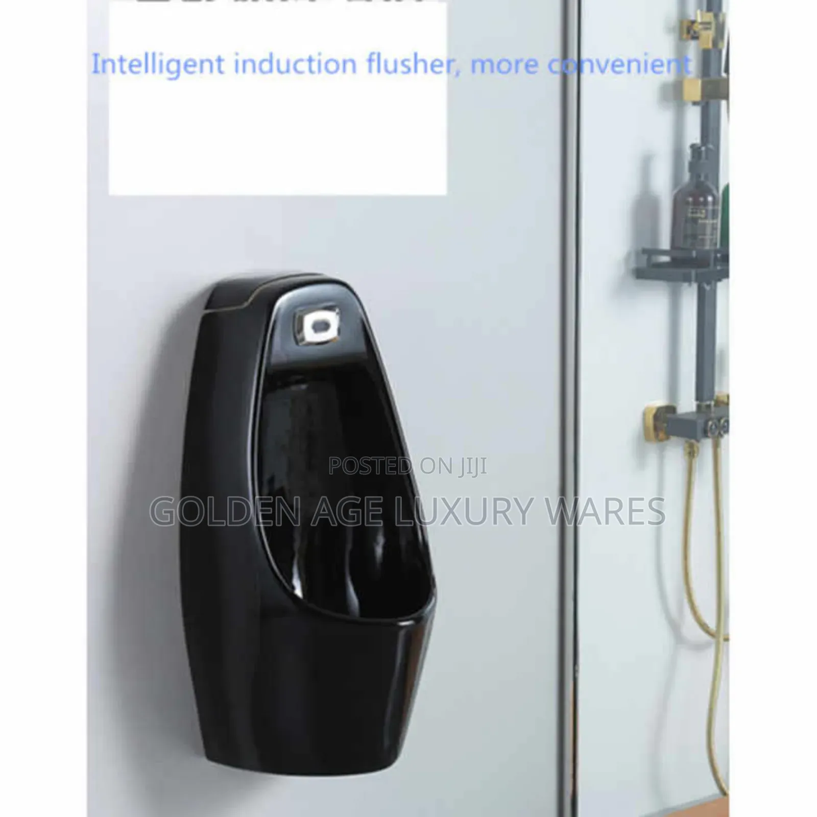 Black Sensor Urinal Bowl