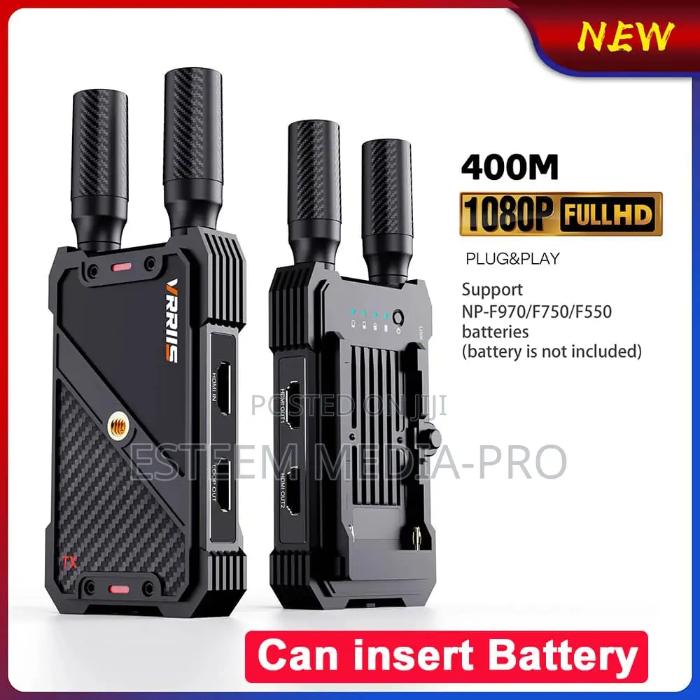 Vrriis Wireless Transmitter (1tx to 1rx 400m)