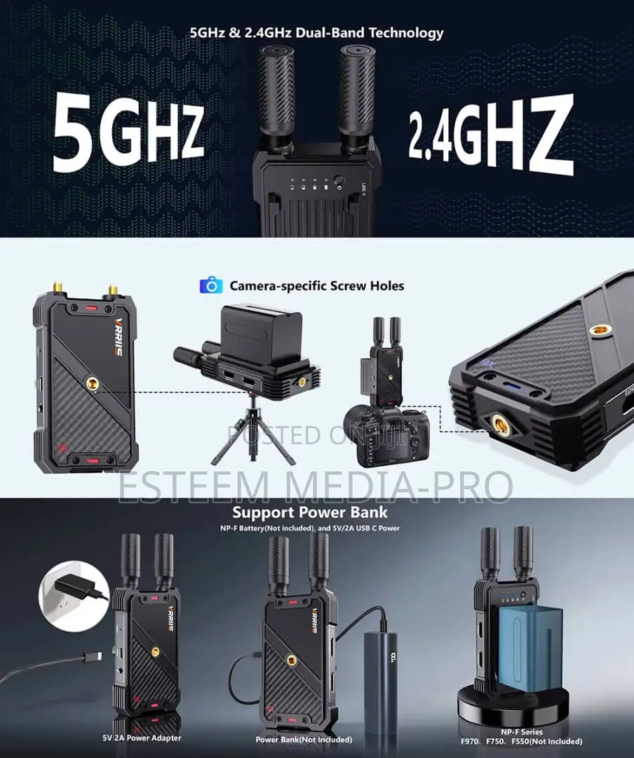 Vrriiss 400mt 1tx To 5rx Wireless Transmitter Multiple Scren