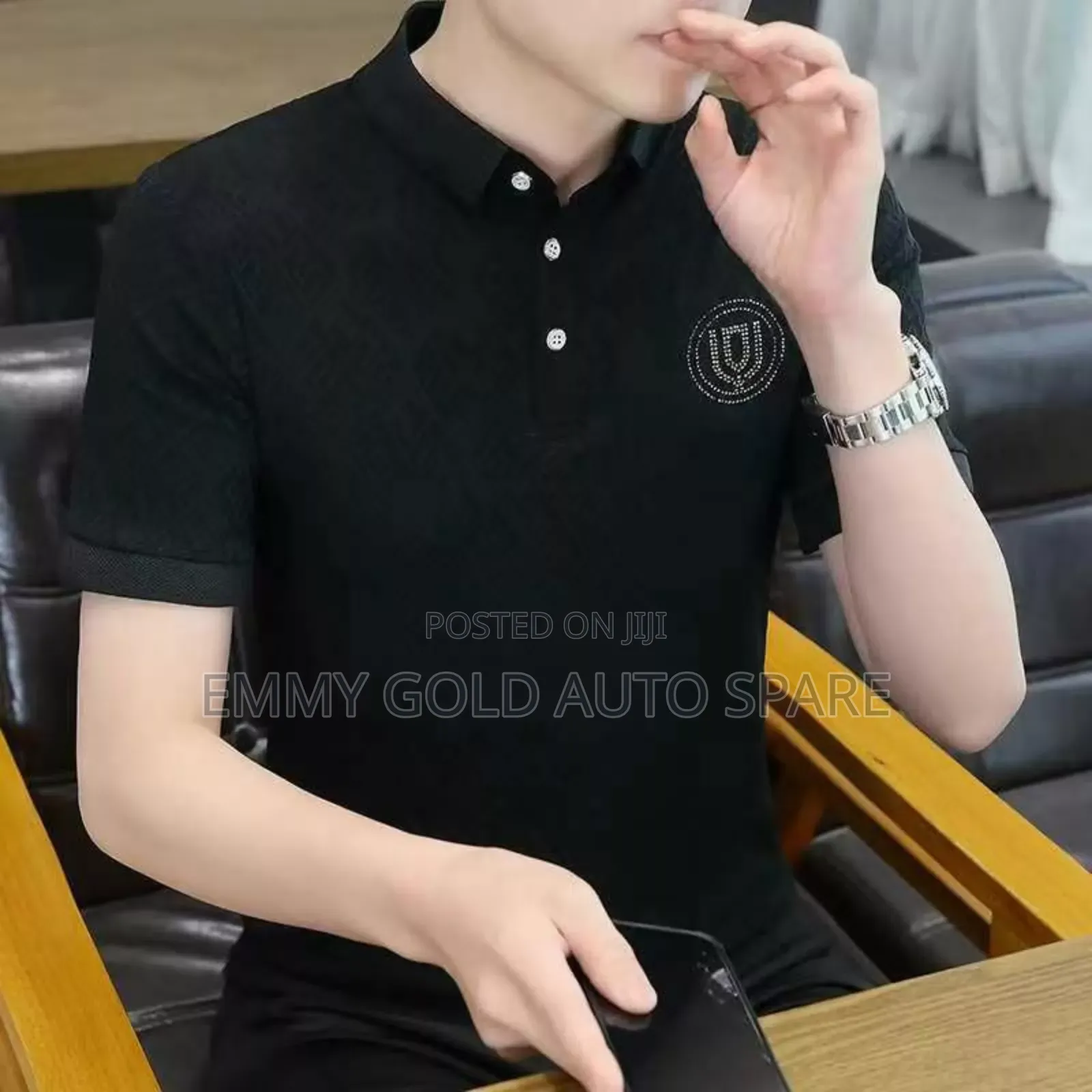 Ice Silk Fabric Polo Available