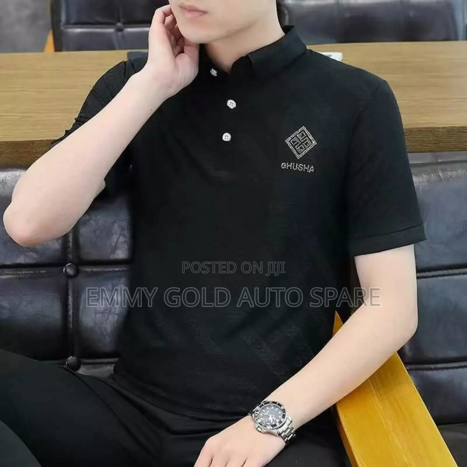 Ice Silk Fabric Polo Available