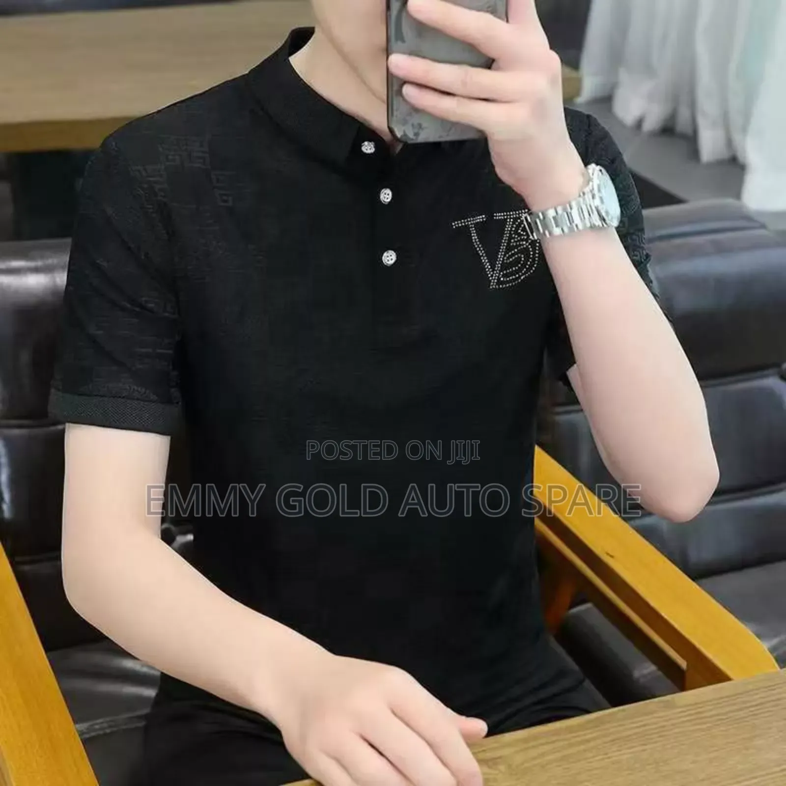 Ice Silk Fabric Polo Available