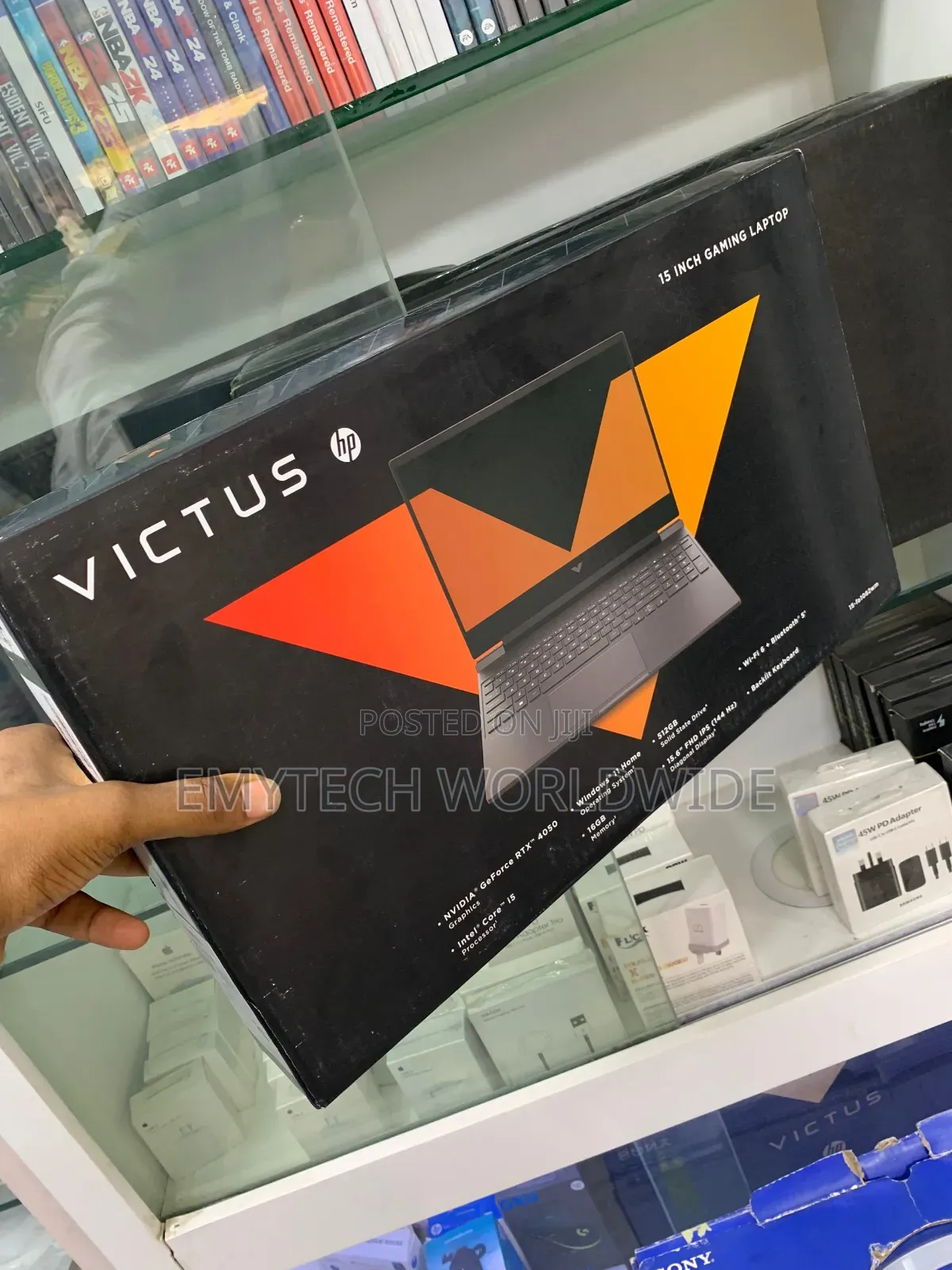 New Laptop HP Victus 16 16GB Intel Core i7 HDD+SSD 512GB
