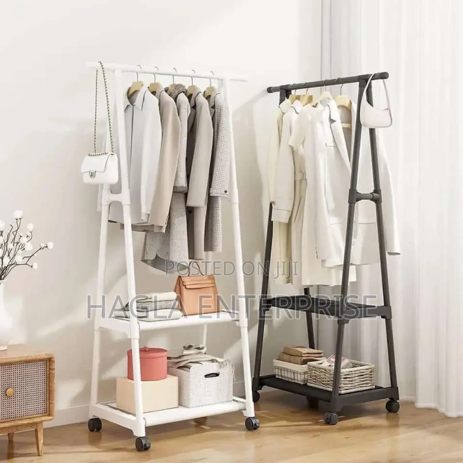 Triangle Clothe Rack and Anger