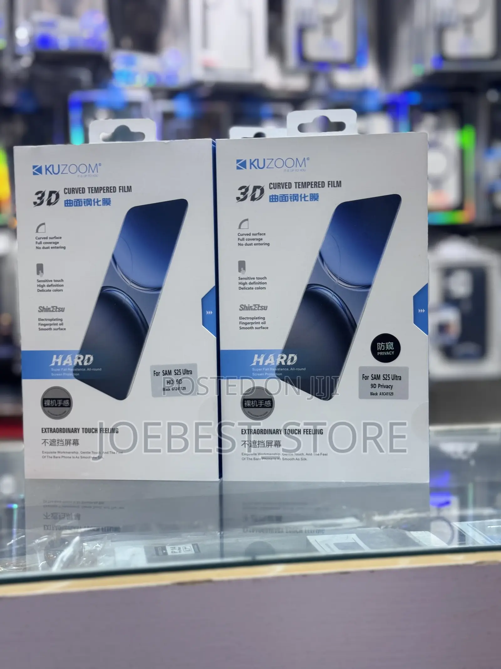 KUZOOM 3D Curved Full Screen Glass Film for S25/S25+/S25ultr