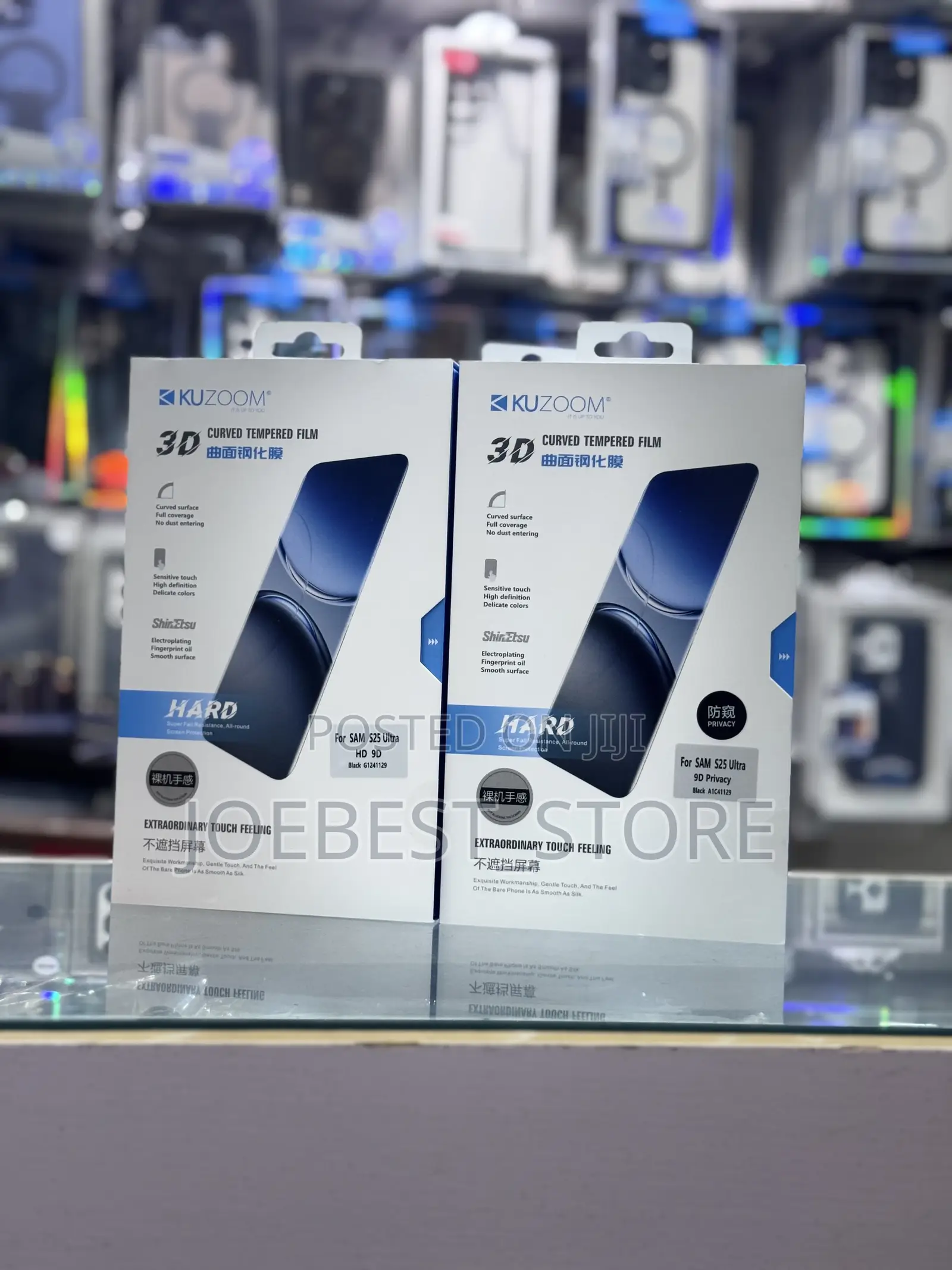 KUZOOM 3D Curved Full Screen Glass Film for S25/S25+/S25ultr