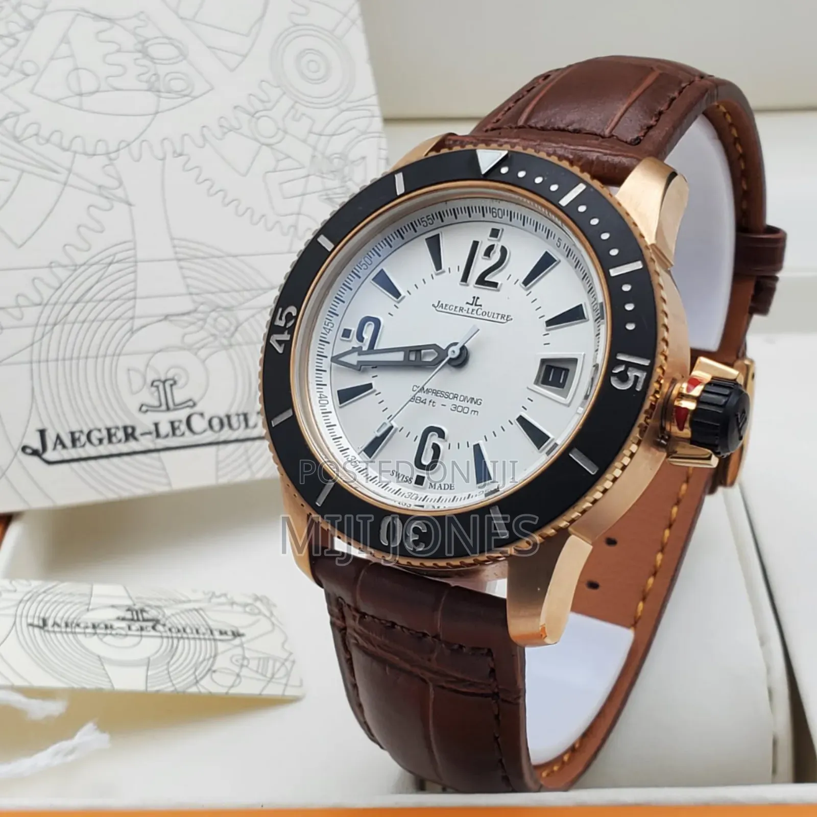 Jaeger-Lecoultre Men Leather Watches