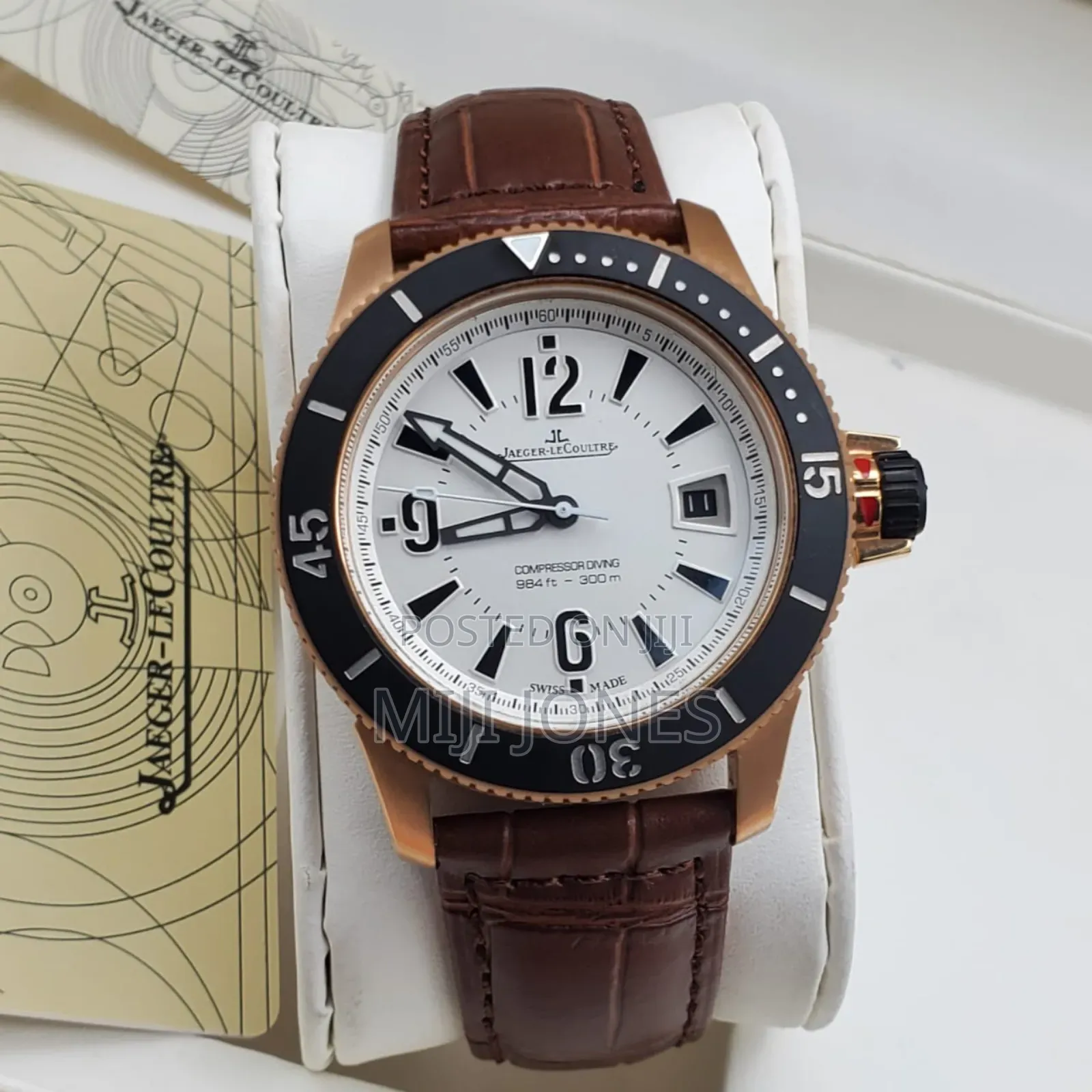 Jaeger-Lecoultre Men Leather Watches