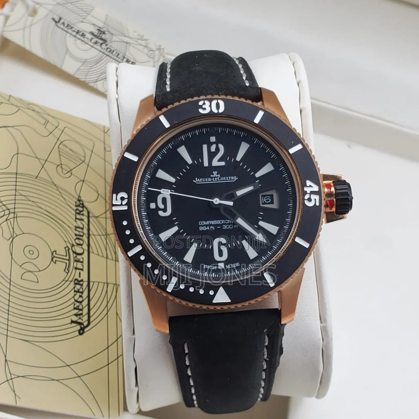 Jaeger-Lecoultre Men Leather Watches