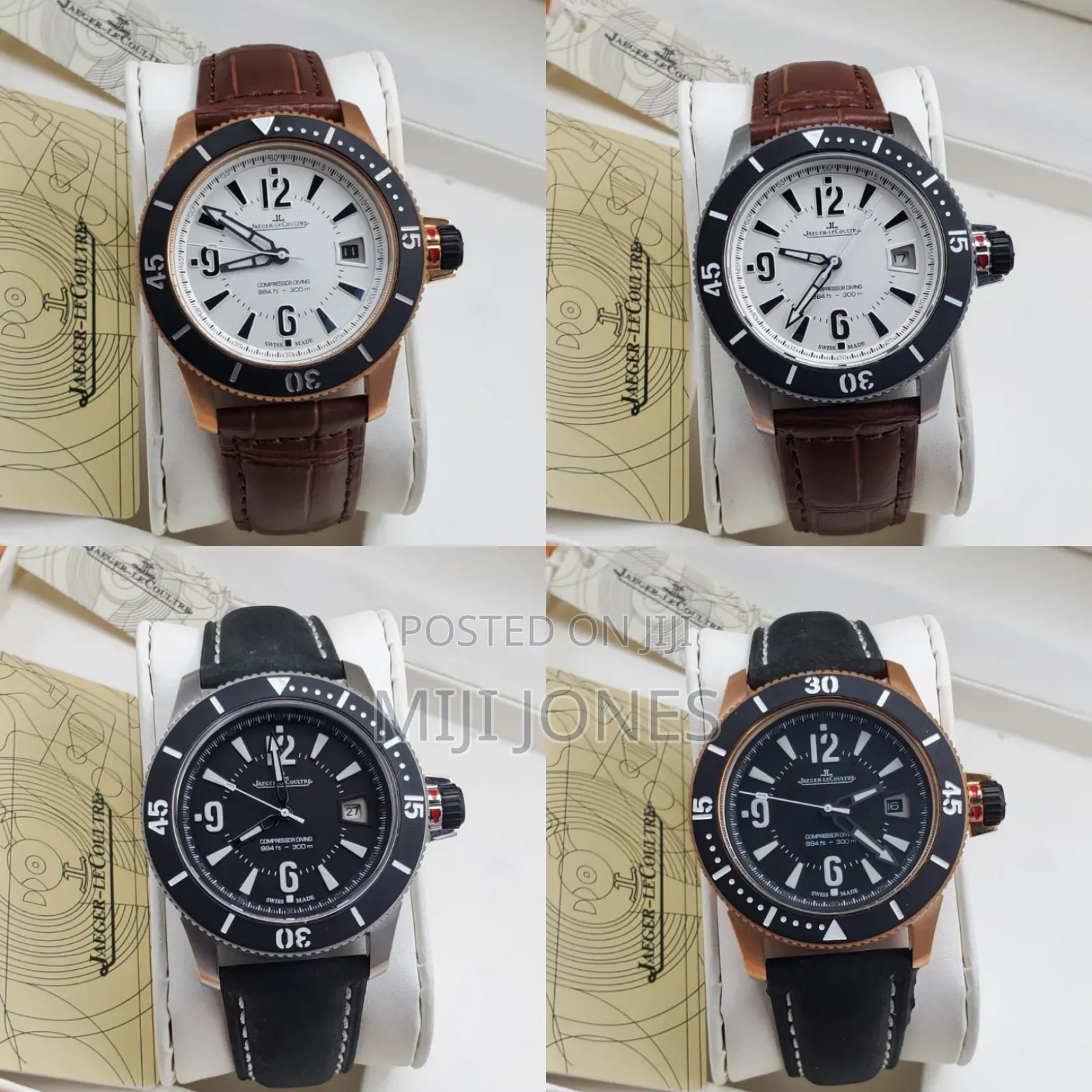 Jaeger-Lecoultre Men Leather Watches