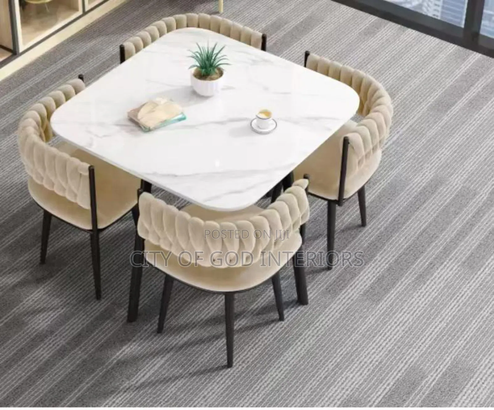 Executive Dining Table Set by 4