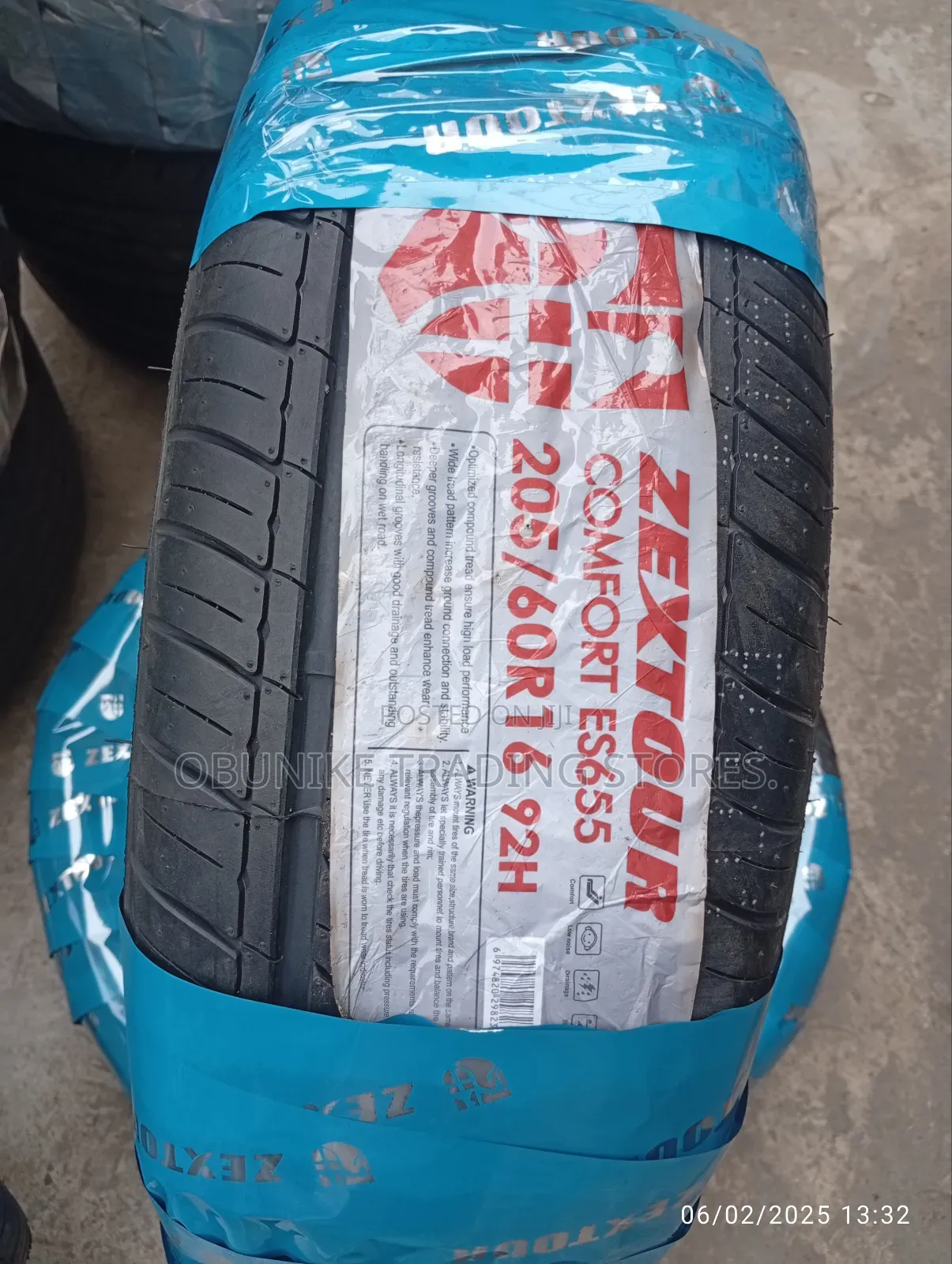 205/60r16 Zextour Tyre