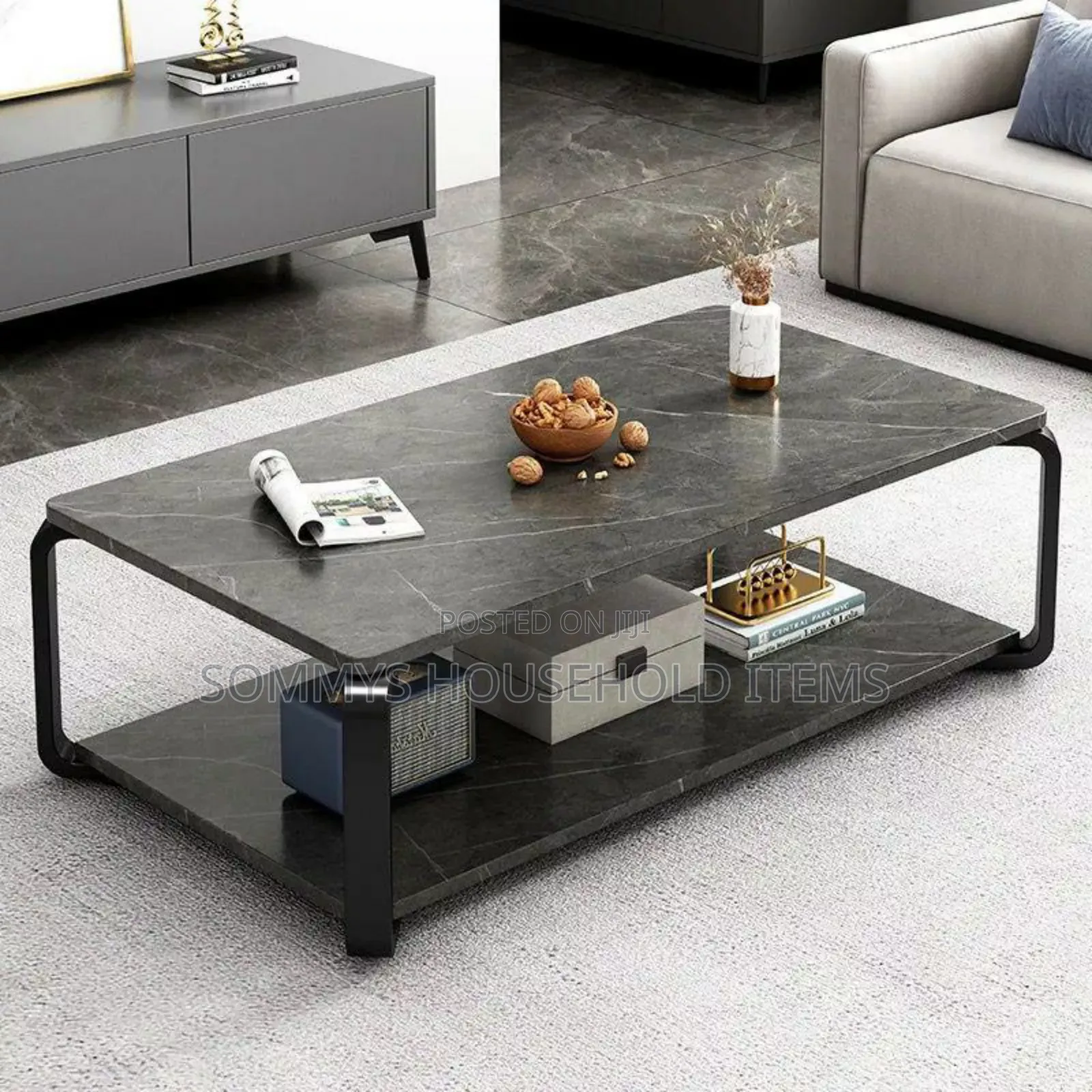 Nordic Faux Wooden Center Table