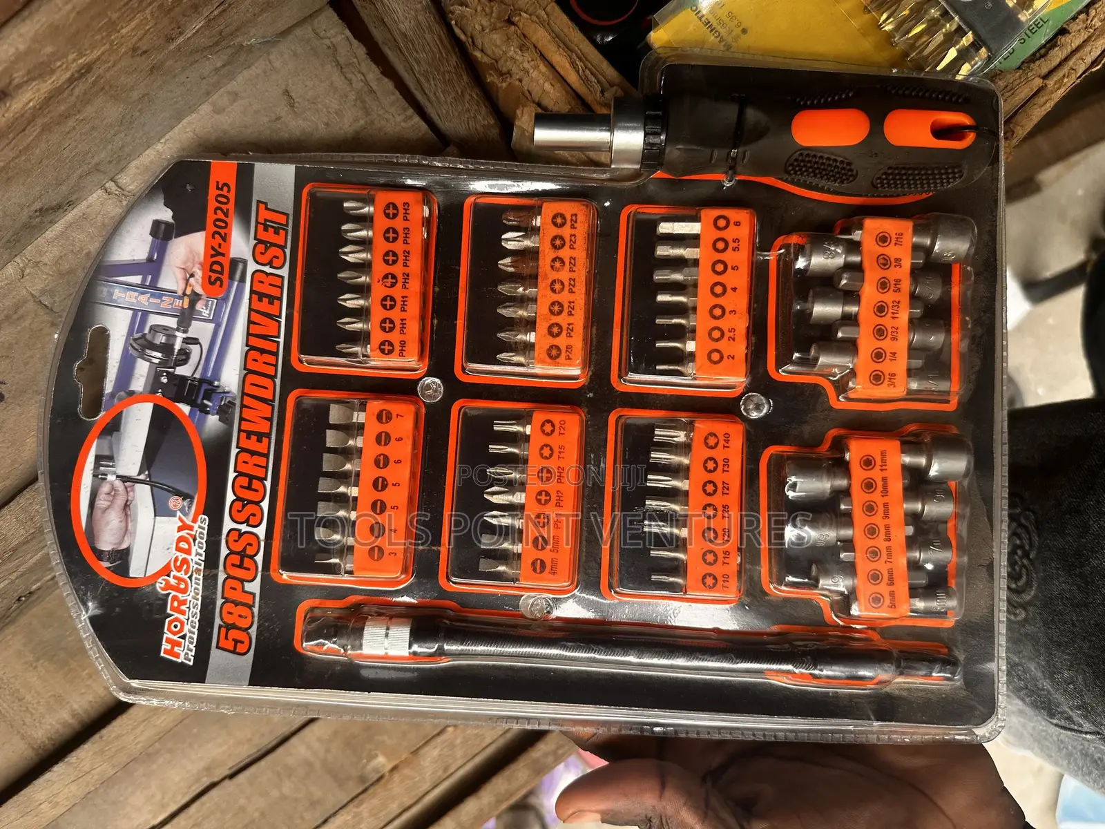 58-Piece Screwdriver Set by Horusdy