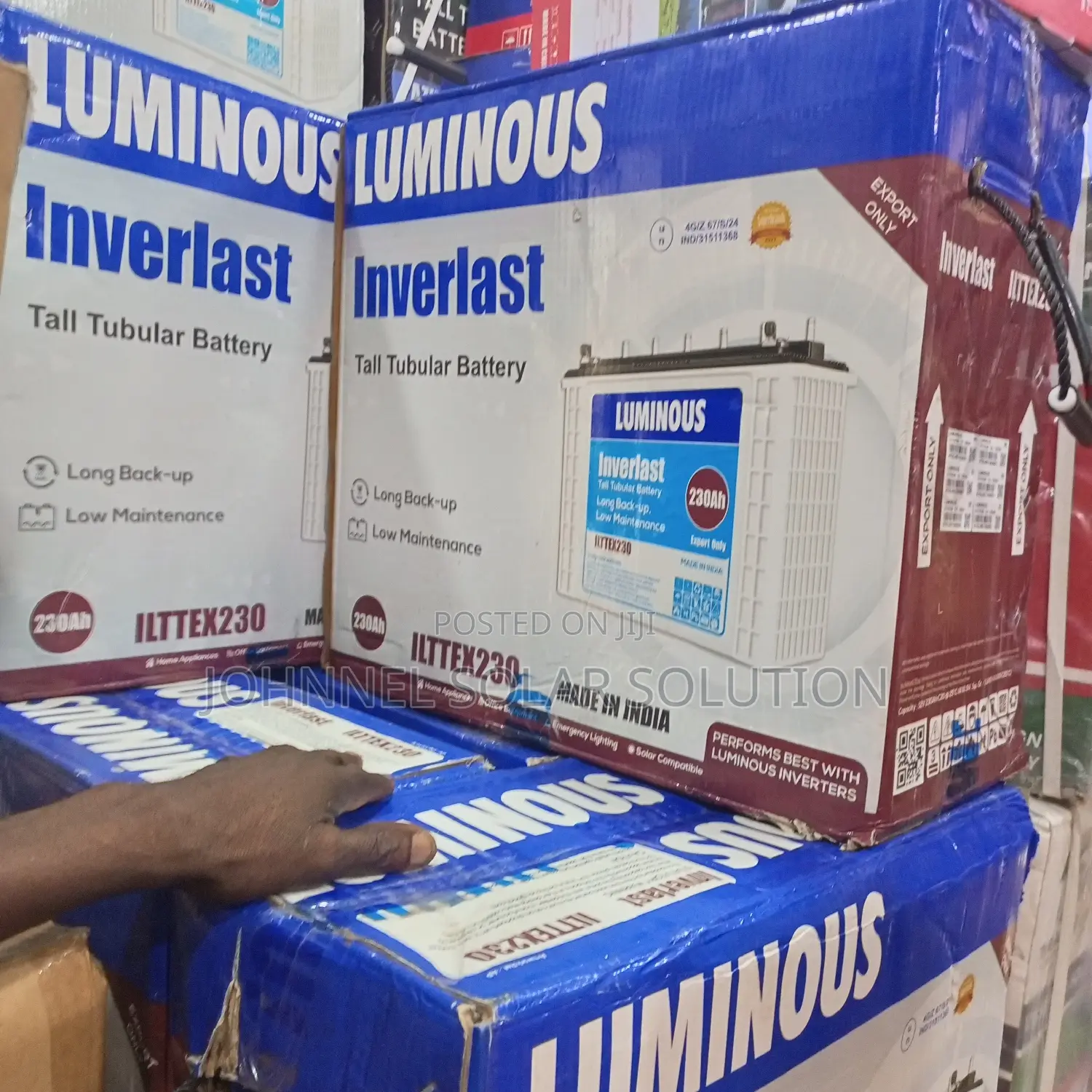 230ah 12v Luminous Tall Tubular Battery