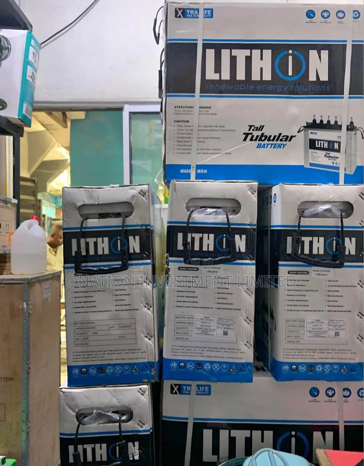 220ah 12v Lithion Tubular Batteries