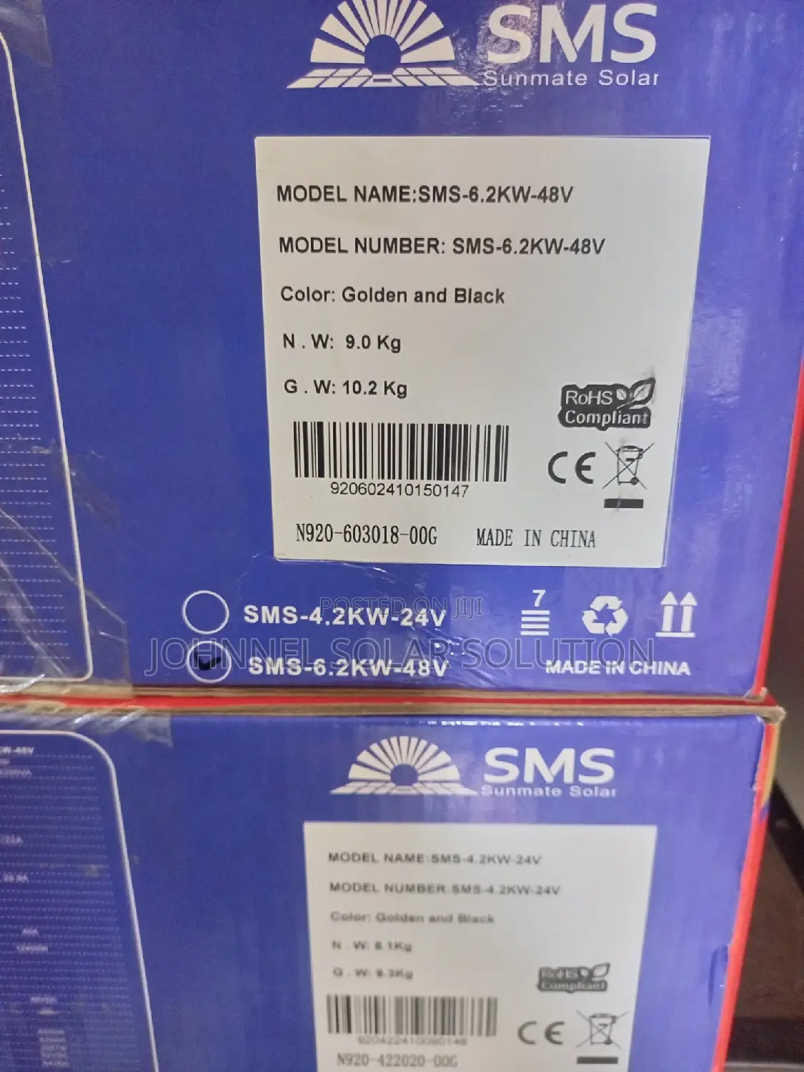 6.2kva 48v SMS Solar Hybrid Inverter