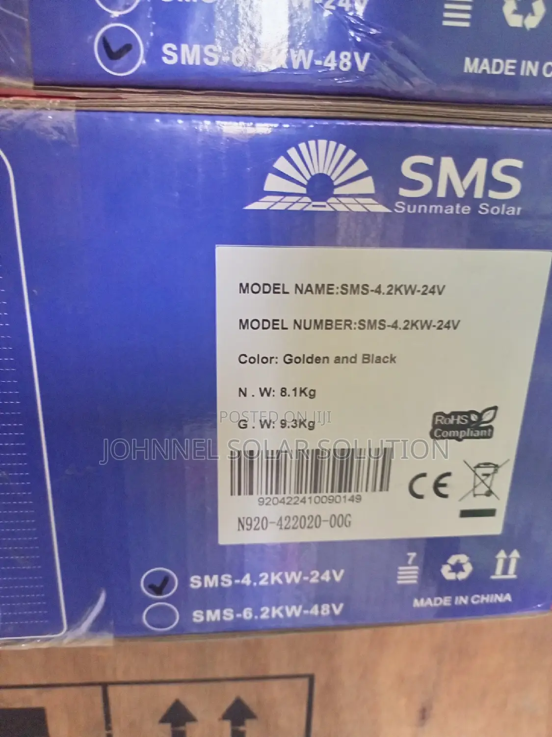 4.2kva 24v SMS Solar Hybrid Inverter