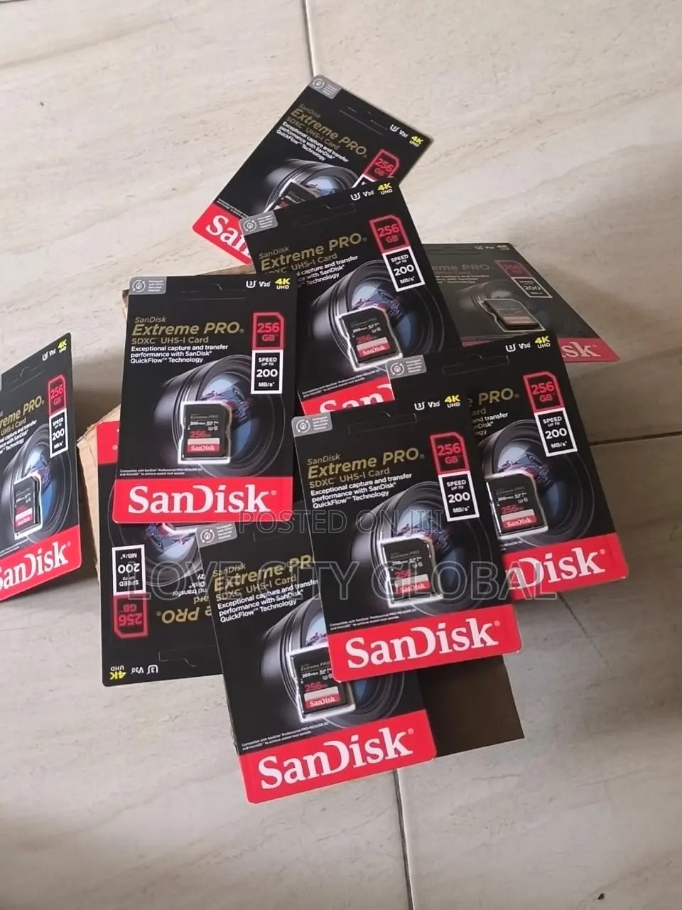 Sandisk 256GB SDXC 200mb/S Extreme PRO Camera Memory Card