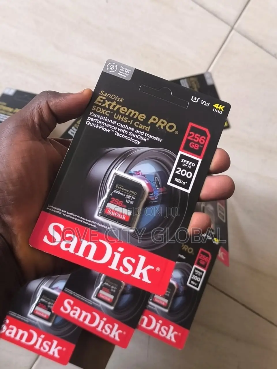 Sandisk 256GB SDXC 200mb/S Extreme PRO Camera Memory Card