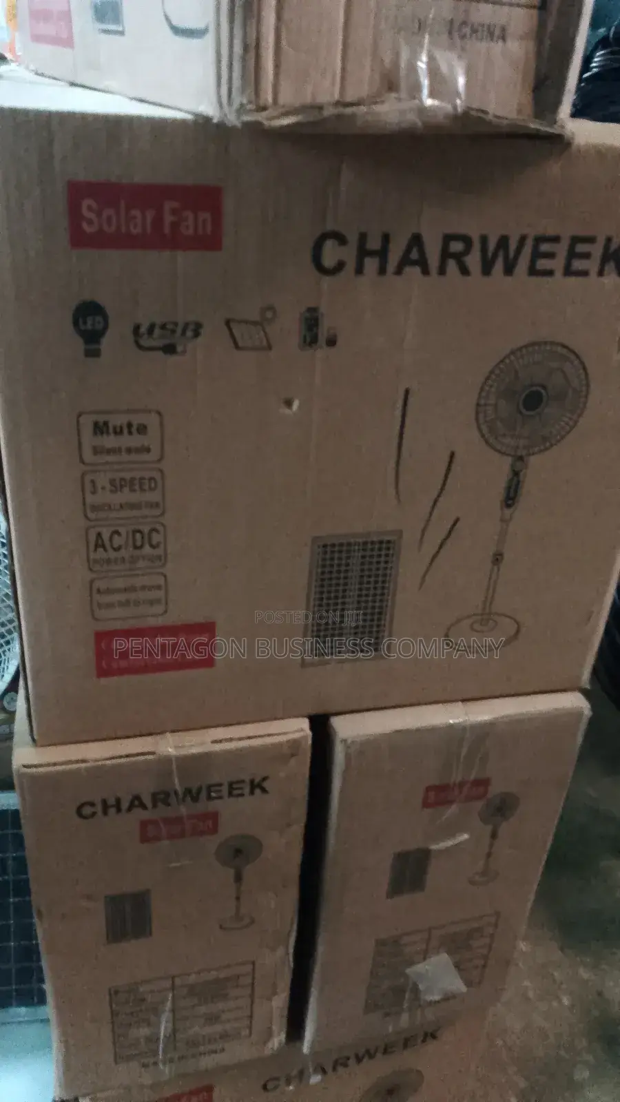 Charwek Ac/Dc Solar Fan