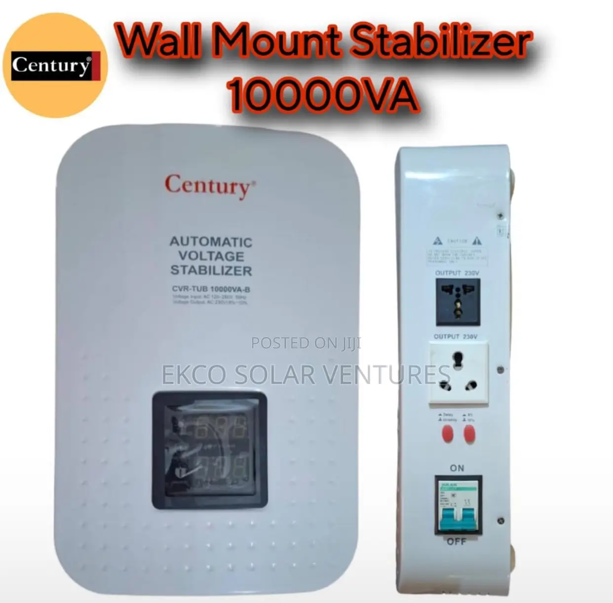 Century Wall Mounted Stabilizer 10000va