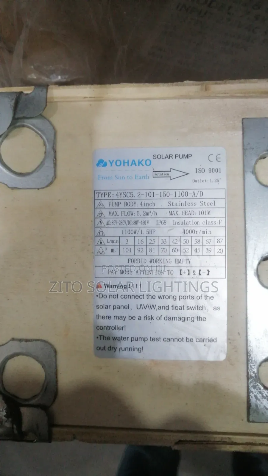 1/1.5/2/2.5hp YOHAKO Submersible Pump