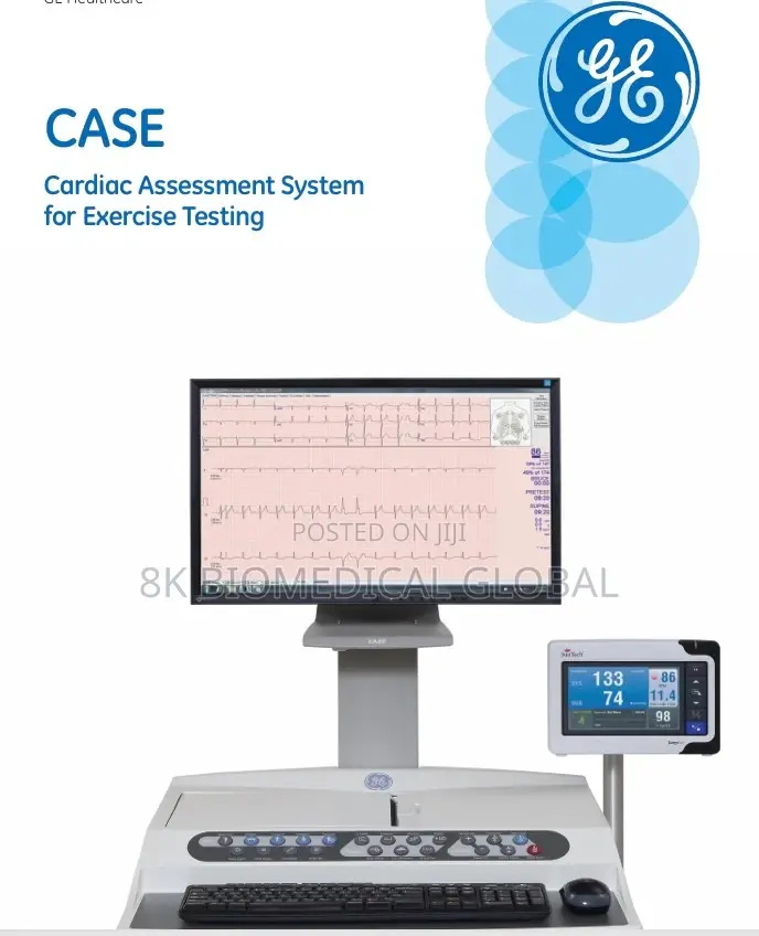 Ge Case V6.73 Stress System With Ge T2100 Treadmill
