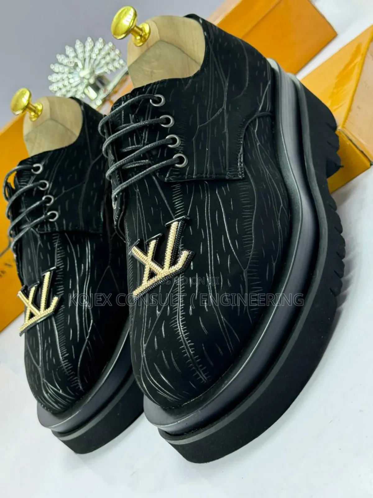 Louis Vuitton Laced Loafers