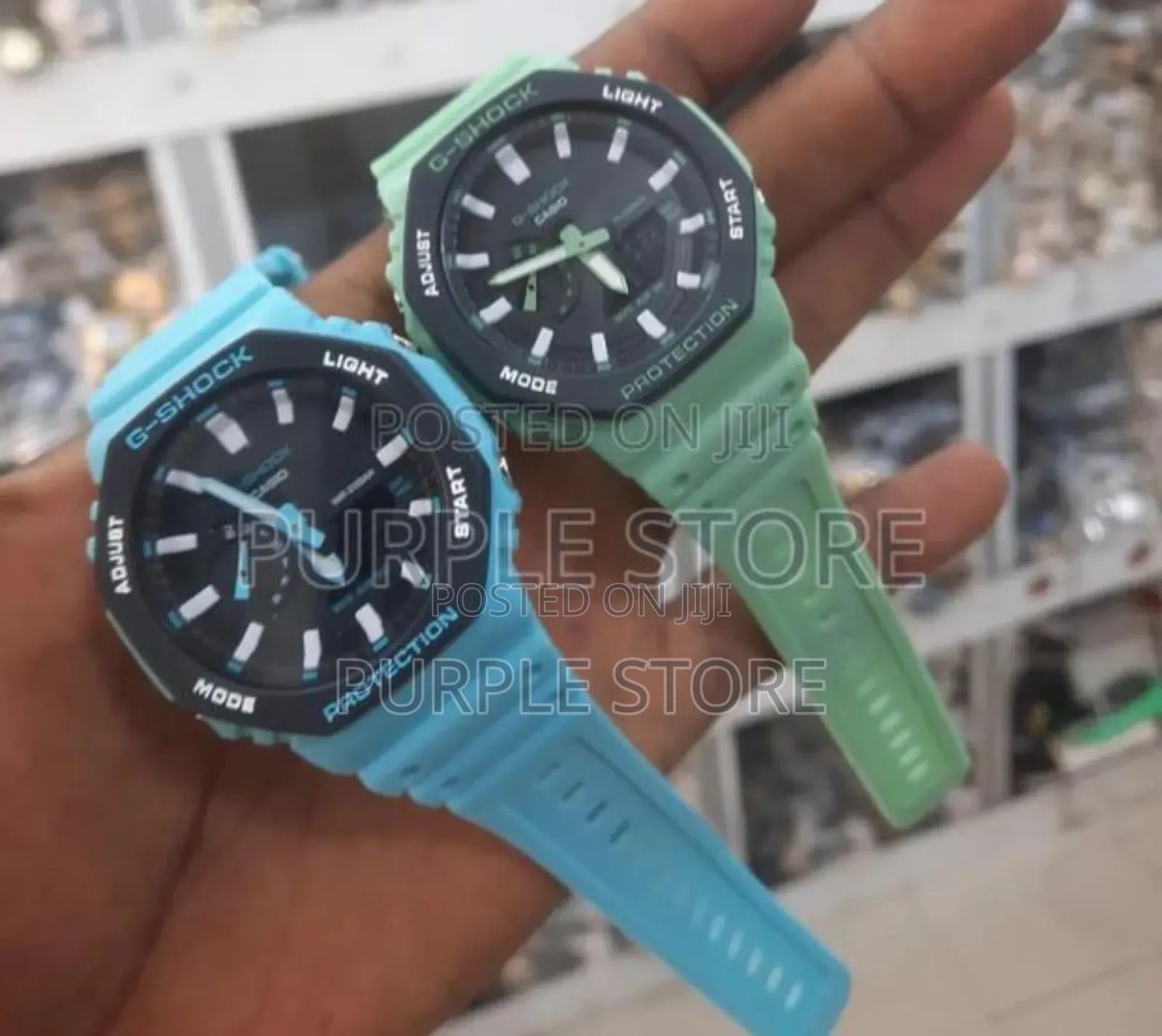 Gshocks Analog and Digital in-Different-Colours