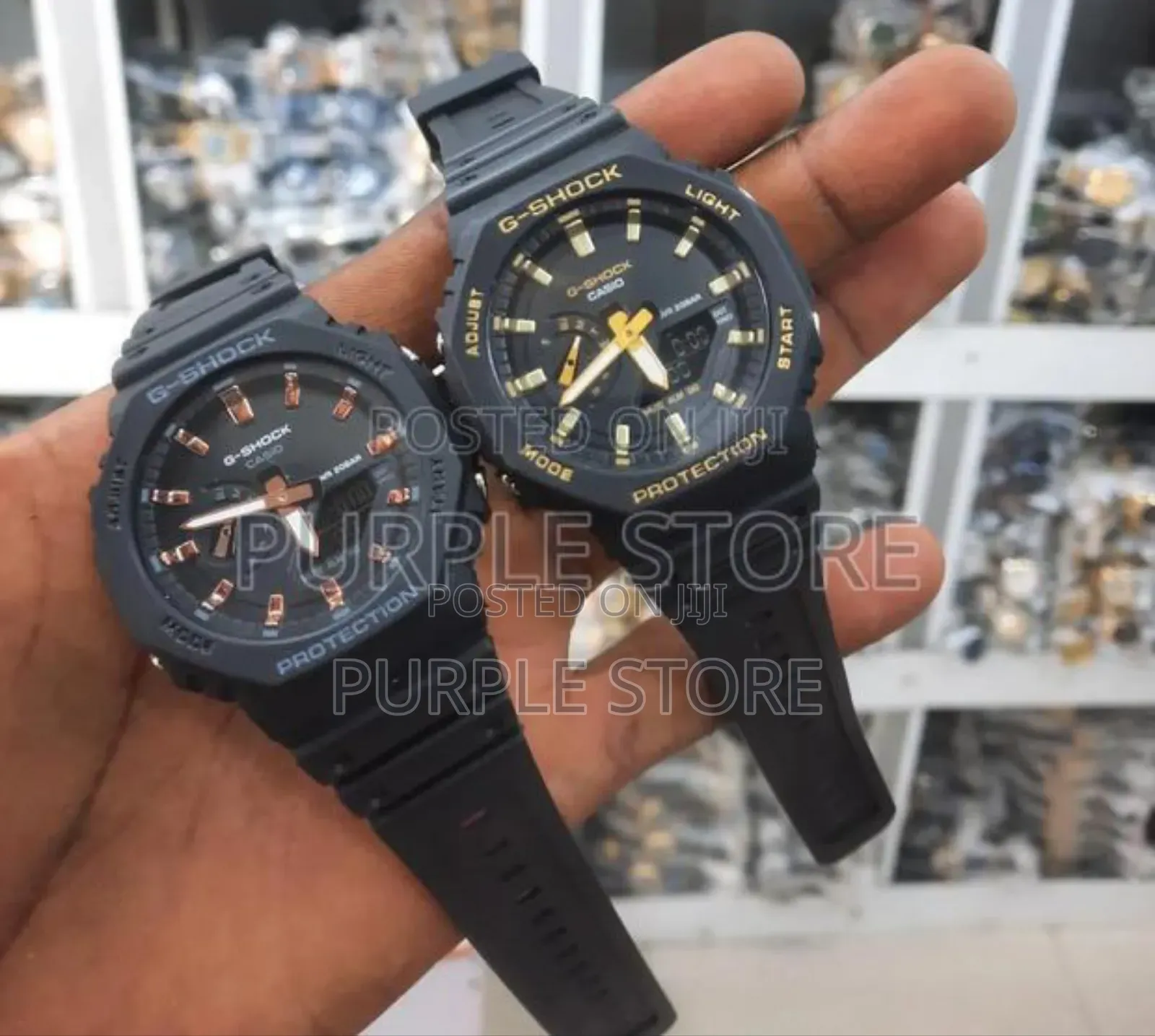Gshocks Analog and Digital in-Different-Colours