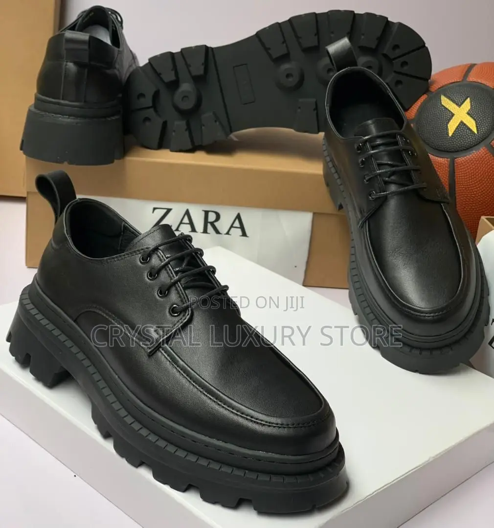 High Quality Luxury Men Genuine Leather Zara Shoe