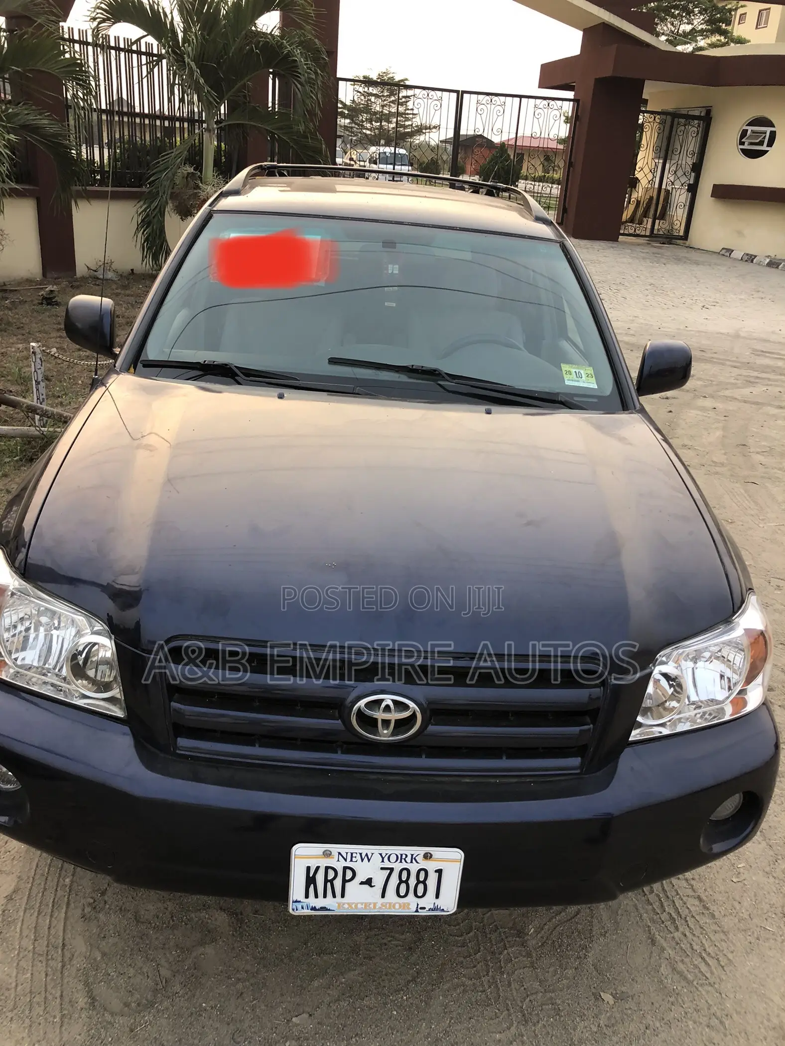 Toyota Highlander 2007 Blue