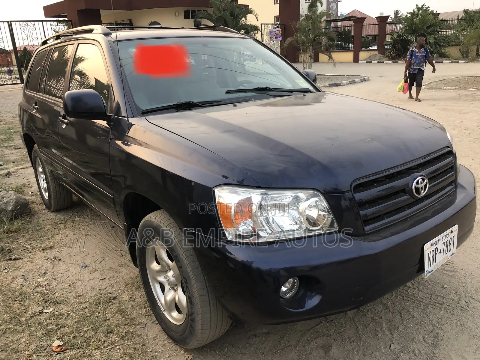 Toyota Highlander 2007 Blue