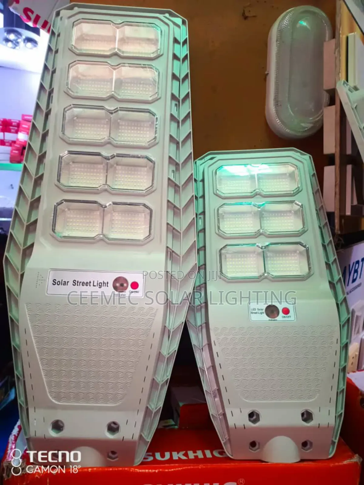 10-Eye Luminous Solar Street-Light 500W