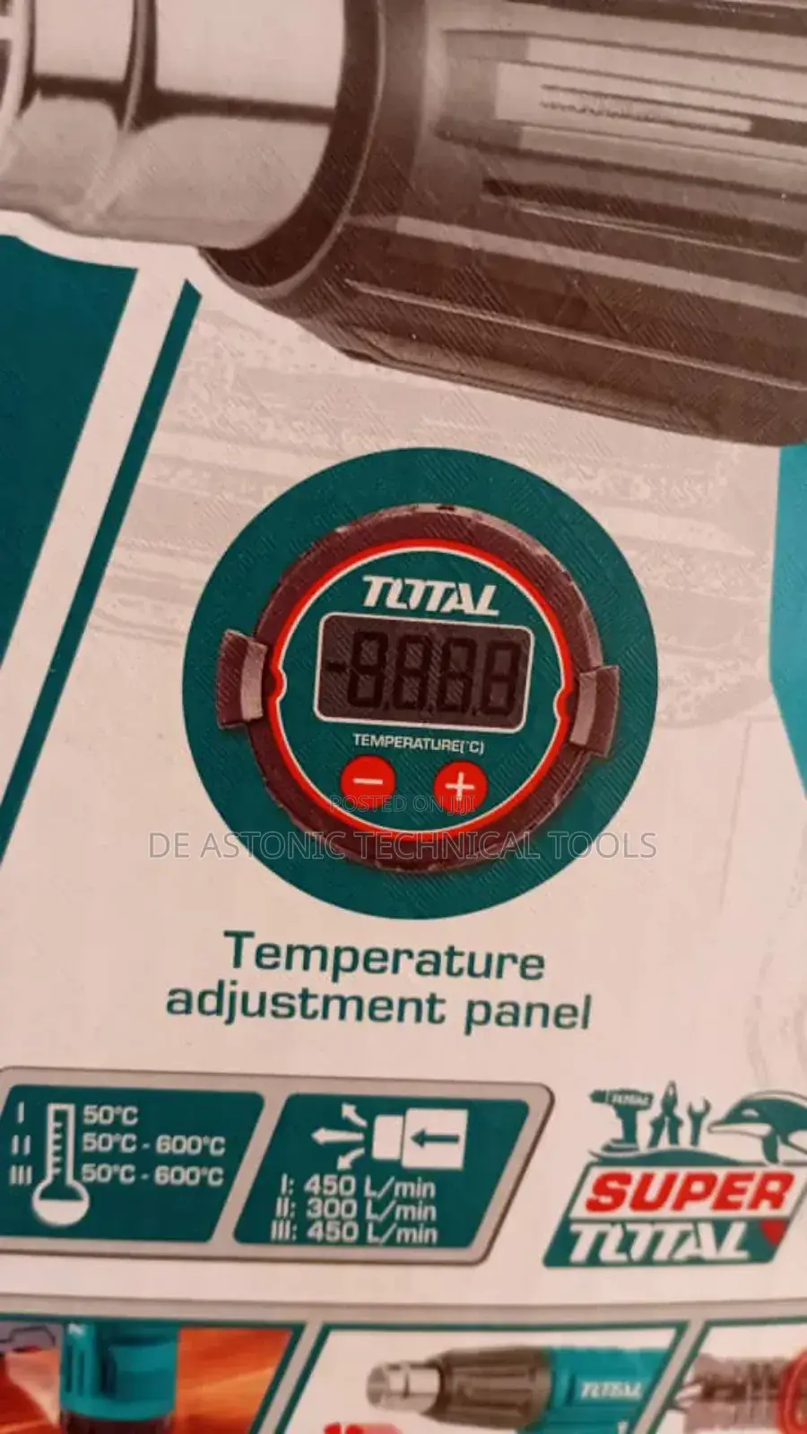 2000W TOTAL LCD Display Heat Gun