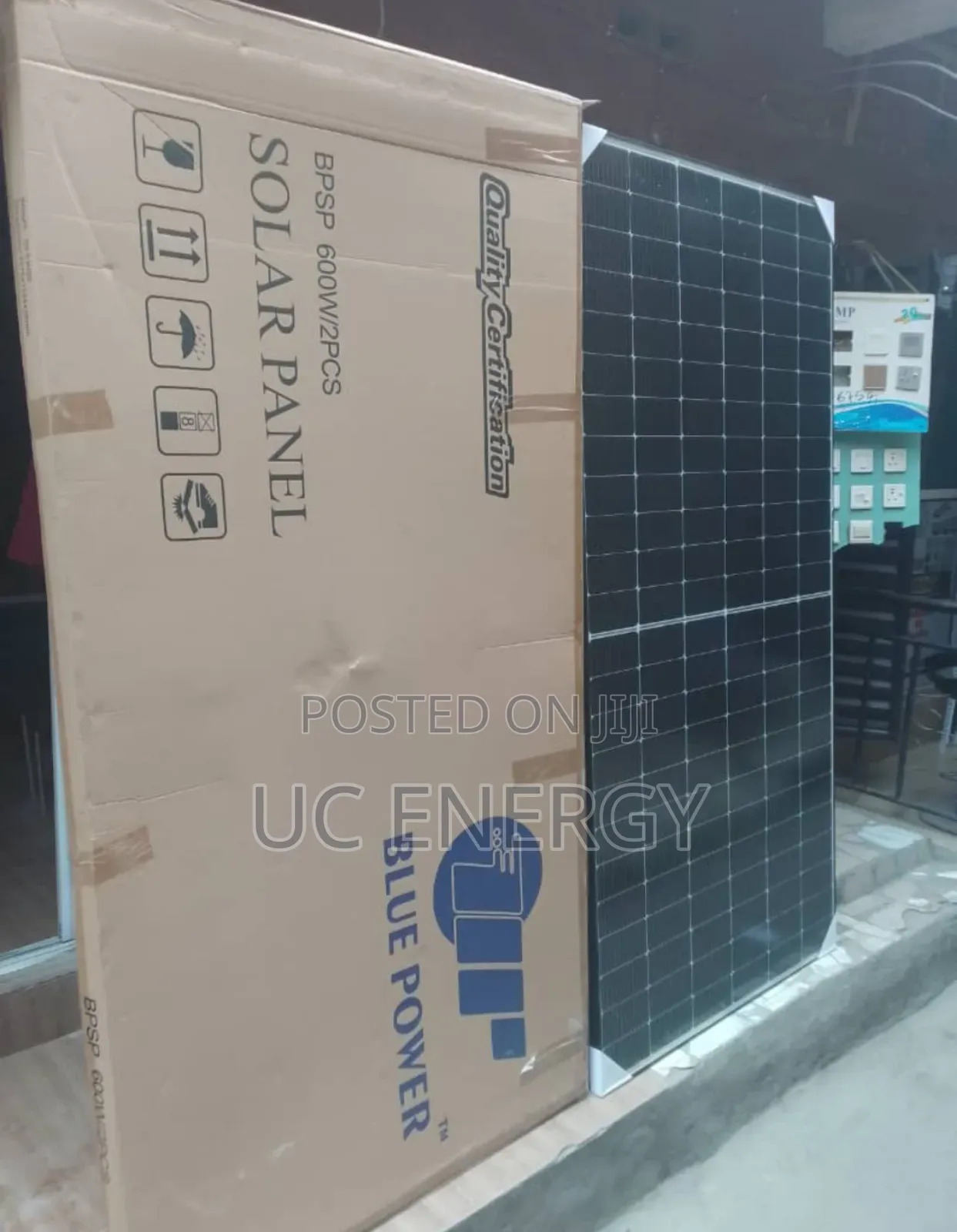 600W Blue Power Solar Panel