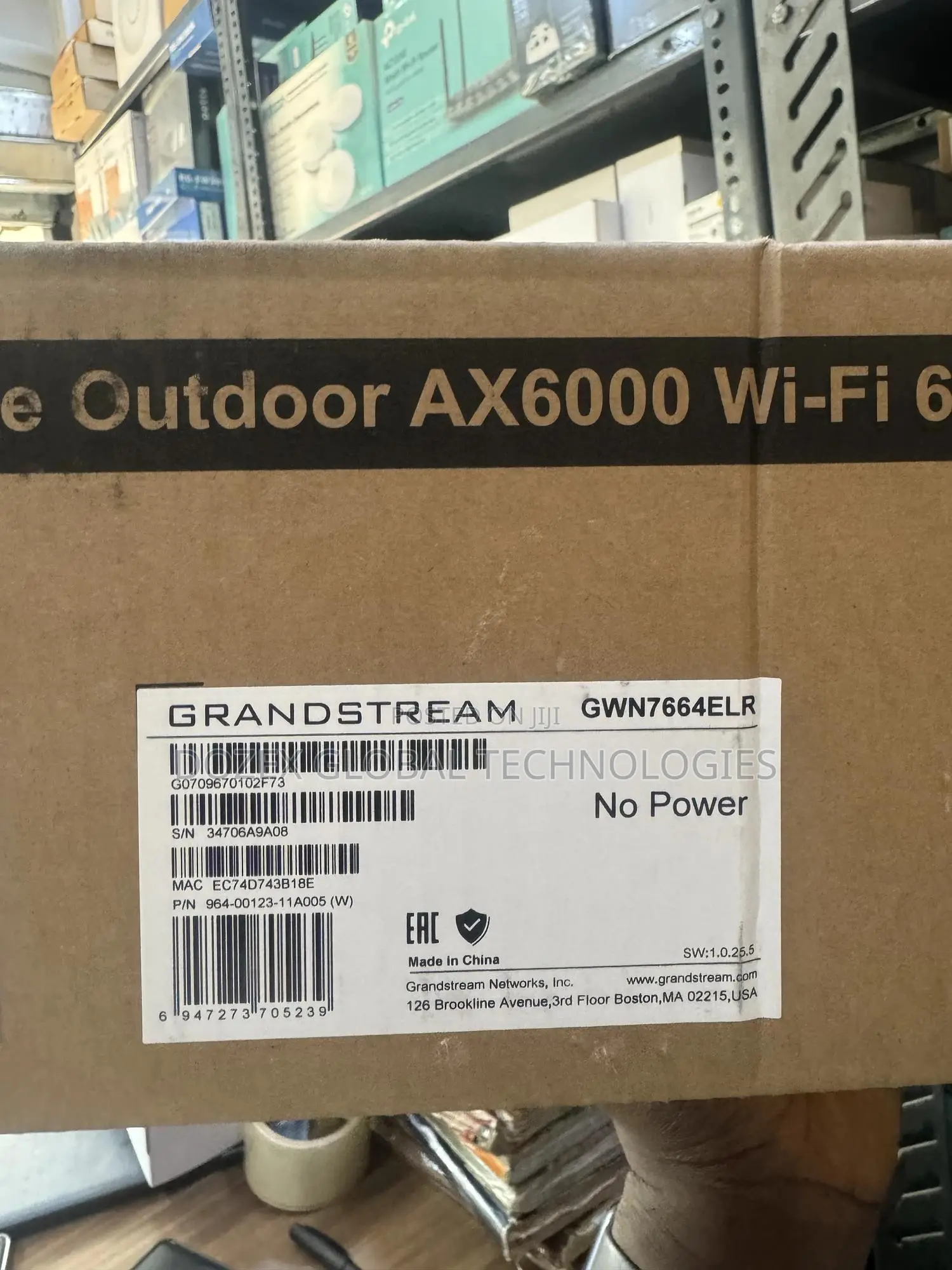 Grand Stream GWN 7664elr Outdoor Ax6000 Wifi 6 Ap