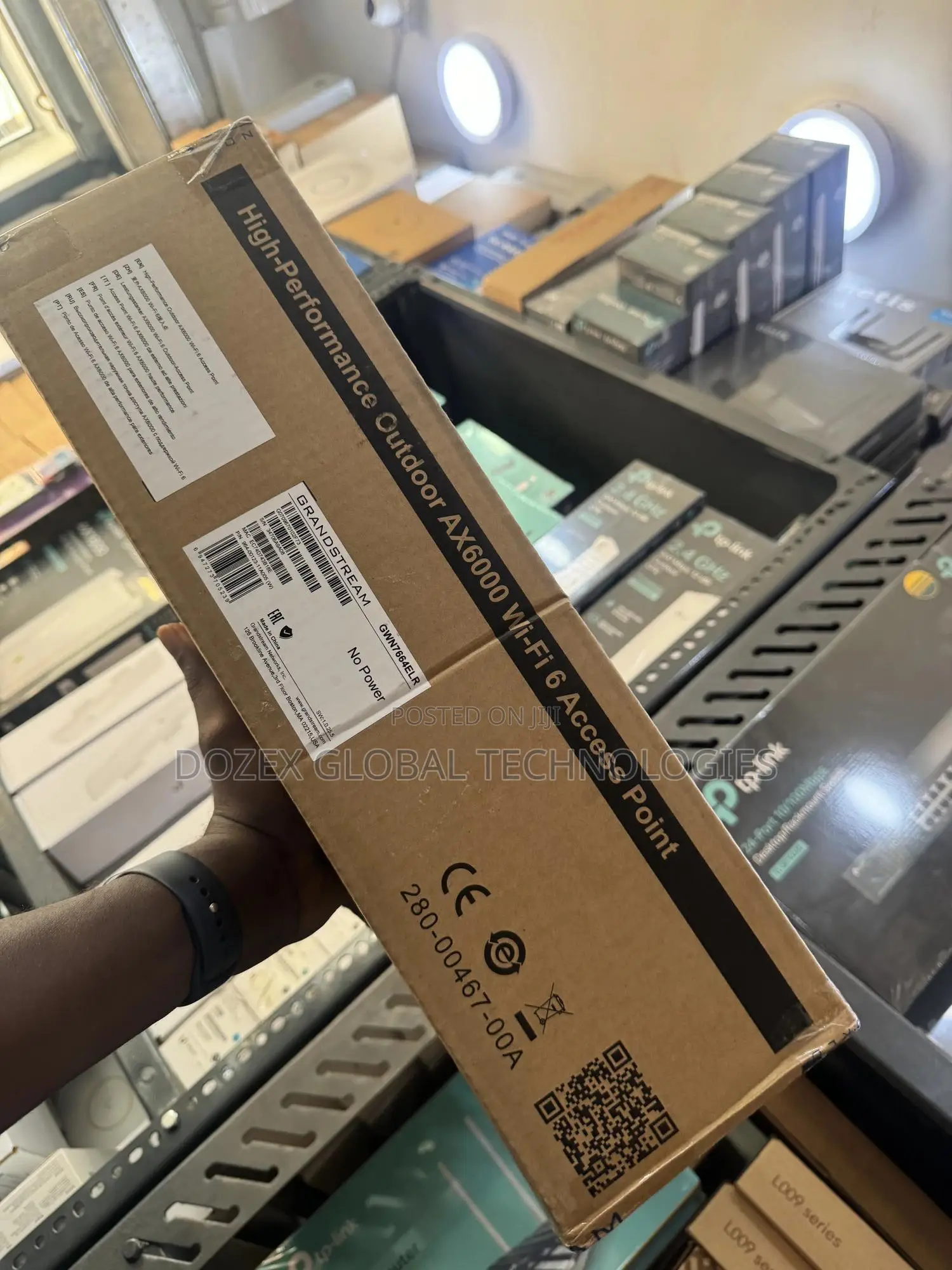 Grand Stream GWN 7664elr Outdoor Ax6000 Wifi 6 Ap