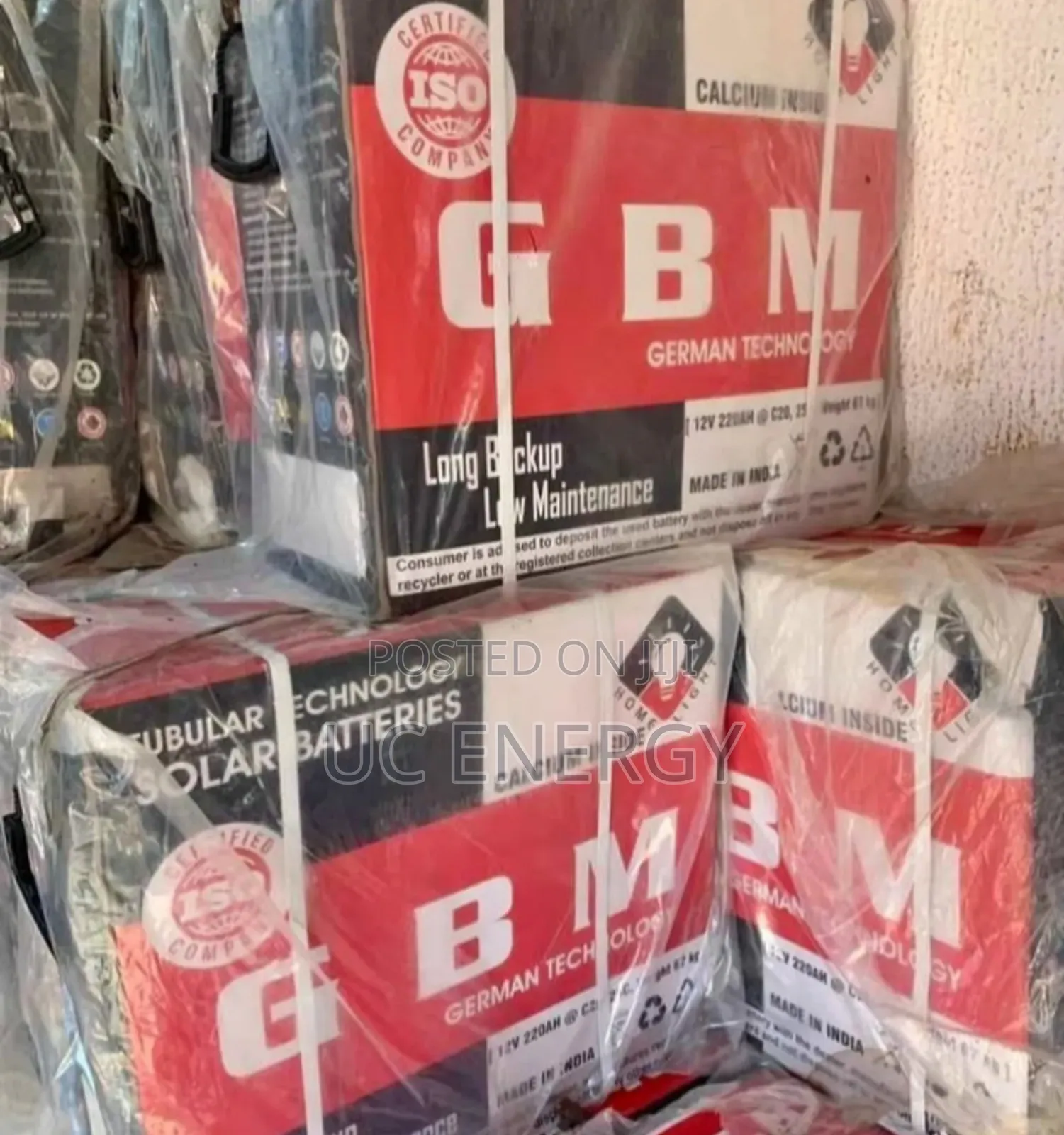 220ah GMB Tubular Battery 12v