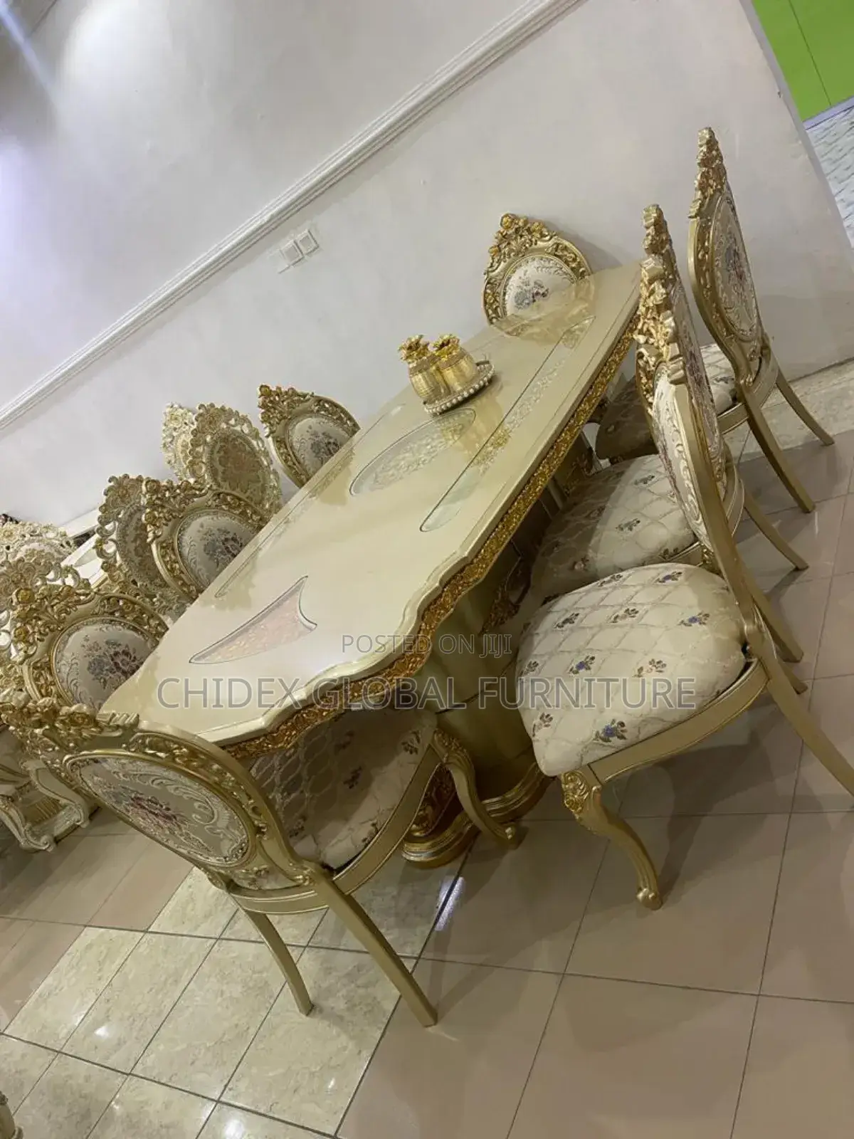 Royal Wooden Dining Table By8 With Two Master Chairs