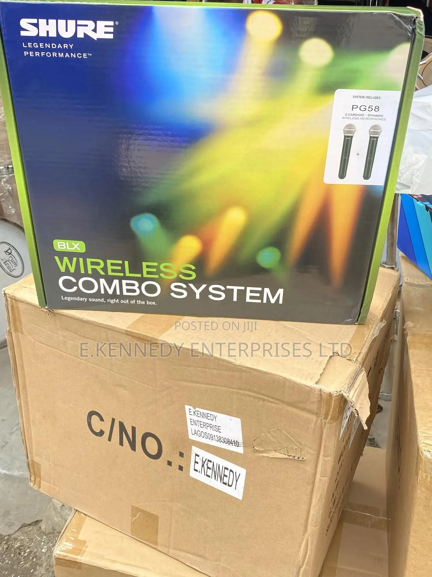 Shure Blx288/Pg58 Combo System Wireless Microphone