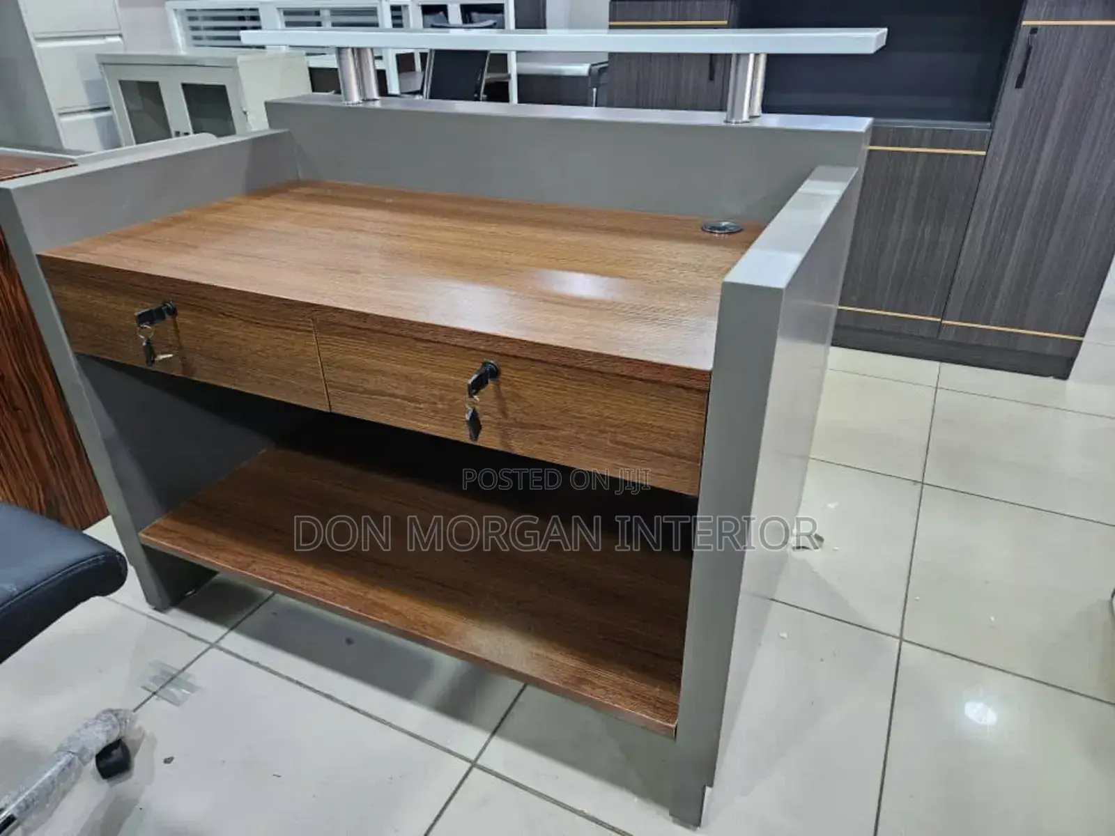 Wooden Reception Desk for Office